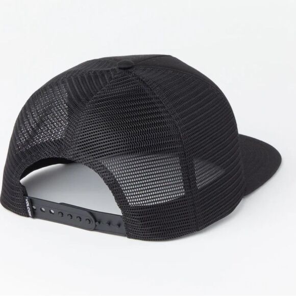 VOLCOM MEN’S RAZEY DAZEY TRUCKER HAT IN BLACK AND ONE SIZE NWT - Picture 2 of 3